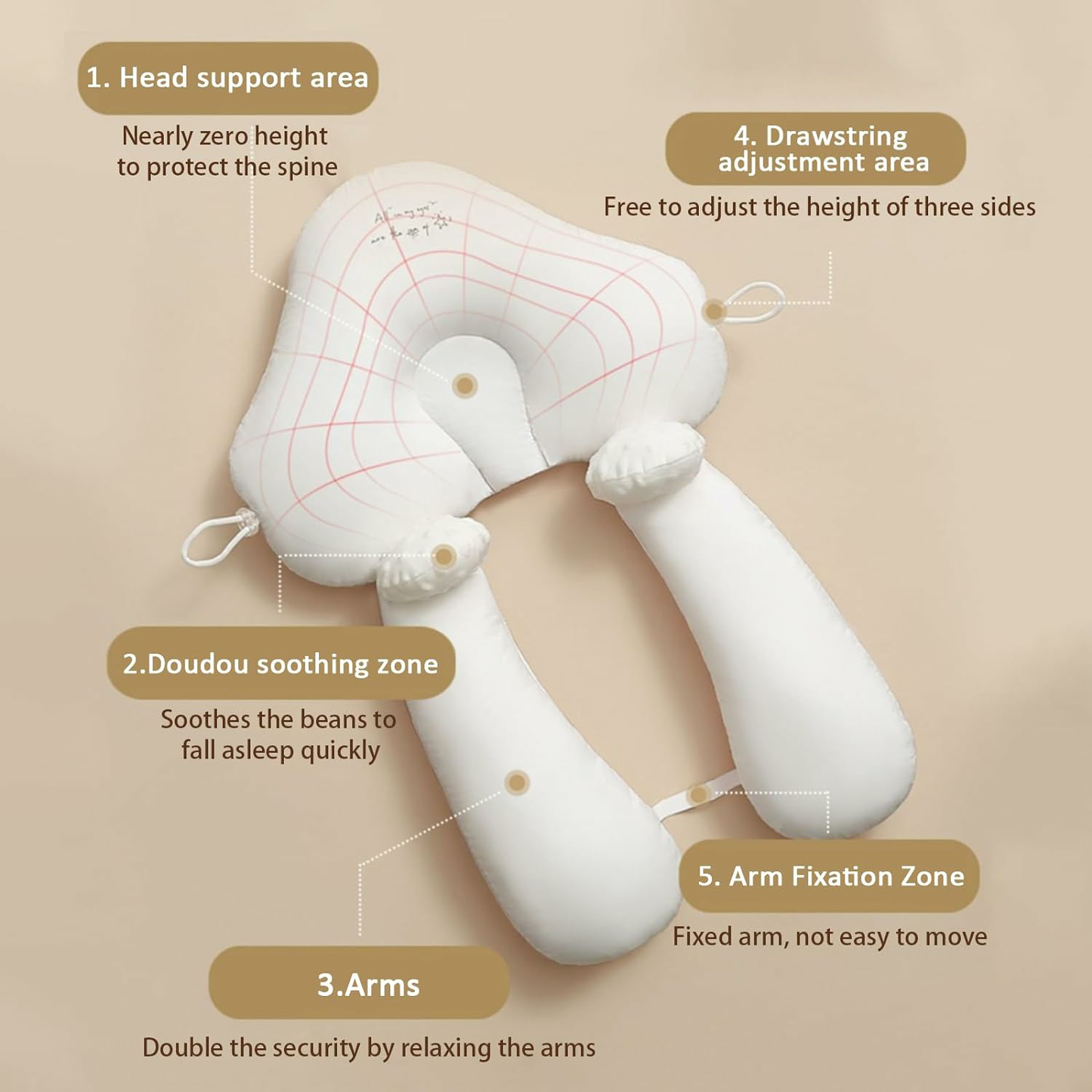 Air-Permeable Baby Pillow