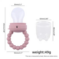 Silicone Baby Pacifier and Food Feeder