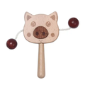 Wooden Hand Bell Baby Rattles